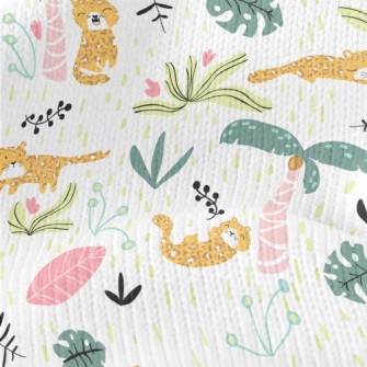 Coconut Tree Cheetah Stretch Jersey