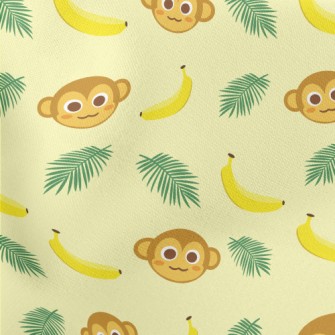 Monkey Banana Lightweight Cotton Poplin