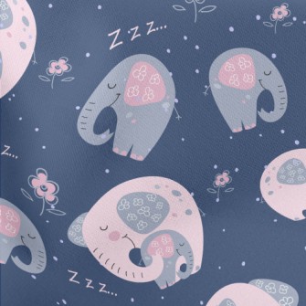 Good Night Elephant Lightweight Cotton Poplin