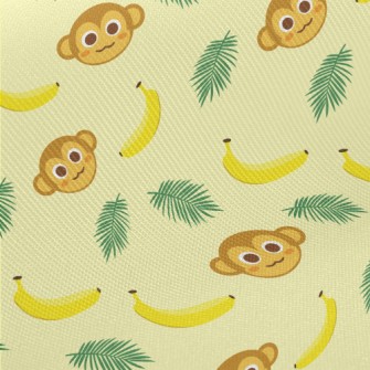 Monkey Banana Midweight Cotton Poplin