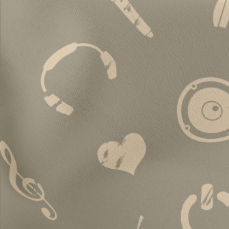 American Music Pattern Stretch Ponte
