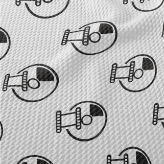 Simple DVD Pattern Birdseye Piqué