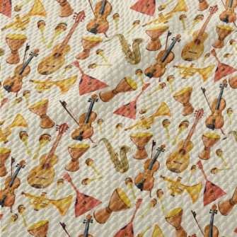 Exquisite Musical Instrument I Birdseye Piqué