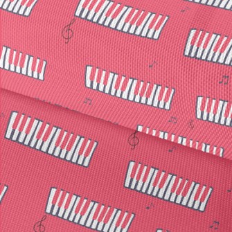 Pink Graffiti Piano Waterproof Oxford