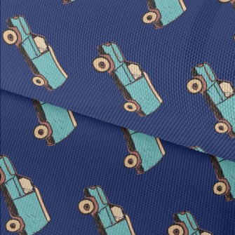 Blue Hand Painted Suv Waterproof Oxford