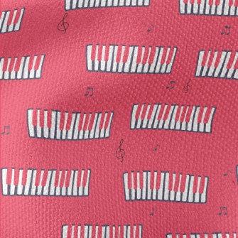 Pink Graffiti Piano Waterproof Canvas