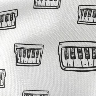Beautiful Hand-painted Piano K Waterproof Canvas