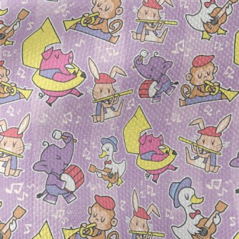 Animal Music Parade Waterproof Canvas