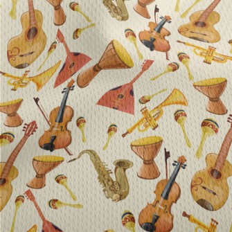 Exquisite Musical Instrument I Athletic Mesh Flat Back