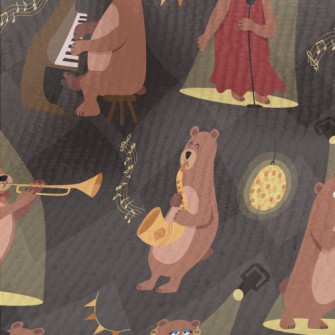 Brown Bear Jazz Night Terry