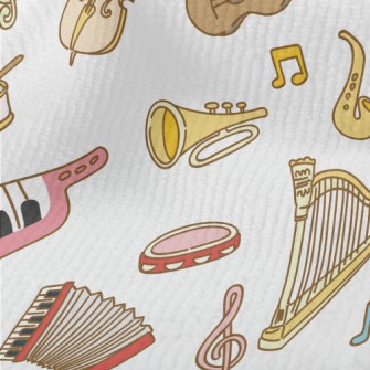 Cute Musical Instrument Doodle Terry