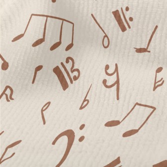 Brown Musical Note Graffiti Terry