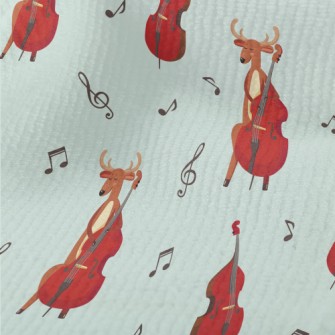 Elk Playing Double Bass Terry
