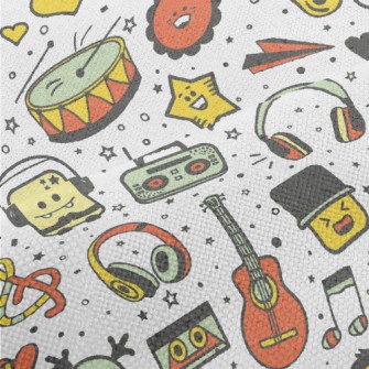 American Cartoon Music Graffit Performance Linen