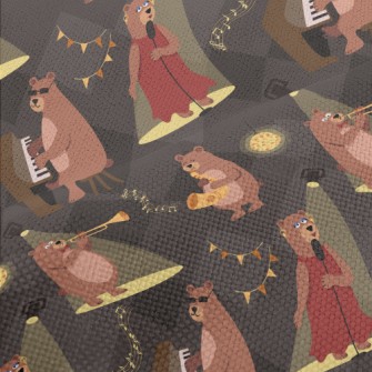 Brown Bear Jazz Night Performance Linen