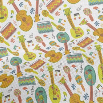 Colorful Musical Instrument Gr Performance Linen