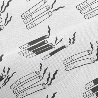 Hand Drawn Black And White Cig Performance Linen