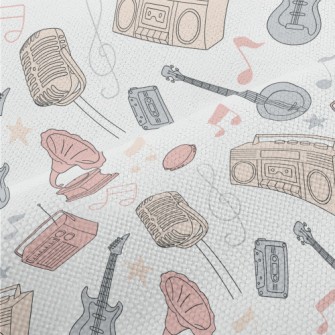 Colorful Sound And Musical Ins Performance Linen