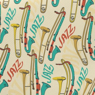 Classic Jazz Instruments Twill