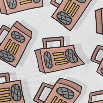 Retro Cartoon Stereo Twill