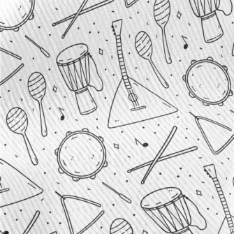 Simple Hand Drawn Line Musical Standard Corduroy