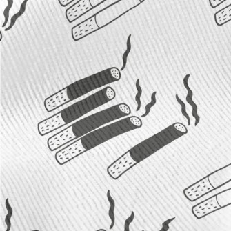 Hand Drawn Black And White Cig Standard Corduroy