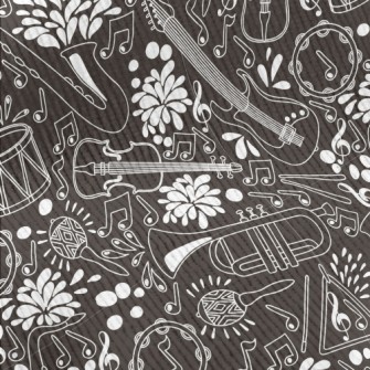 Musical Instruments Illustrati Standard Corduroy