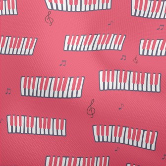 Pink Graffiti Piano Dobby