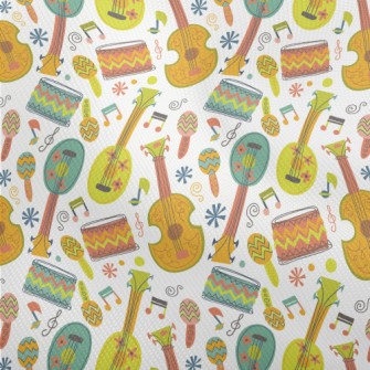 Colorful Musical Instrument Gr Dobby