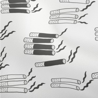 Hand Drawn Black And White Cig Dobby