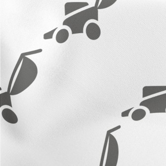 Lawn Mower Silhouette Stretch Ponte