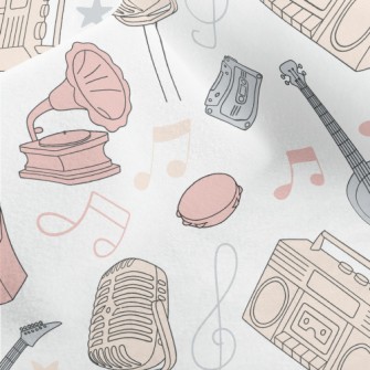 Colorful Sound And Musical Ins Micro Fleece