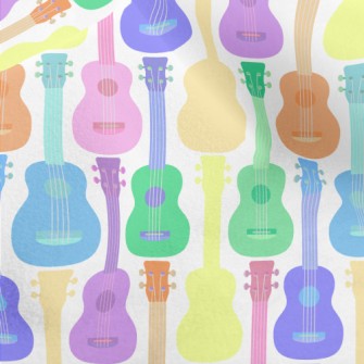 Colored Ukulele Micro Fleece