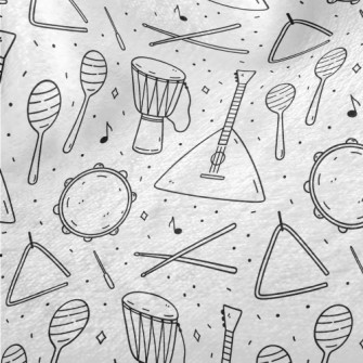 Simple Hand Drawn Line Musical Minky