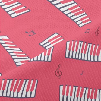 Pink Graffiti Piano Piqué