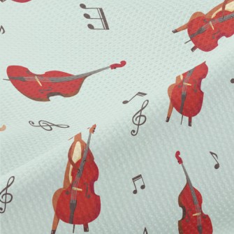 Elk Playing Double Bass Piqué