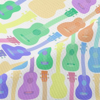 Colored Ukulele Piqué
