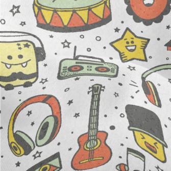 American Cartoon Music Graffit Lightweight Performance Linen