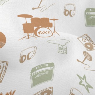 Rock And Roll Colored Silhouet Lightweight Performance Linen