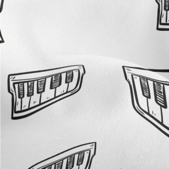 Beautiful Hand-painted Piano K Lightweight Performance Linen