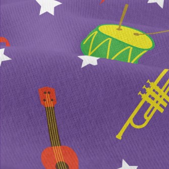 Colorful Cartoon Musical Instr Modern Jersey