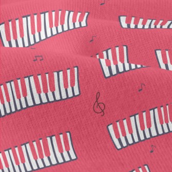 Pink Graffiti Piano Modern Jersey