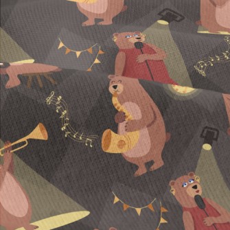 Brown Bear Jazz Night Modern Jersey