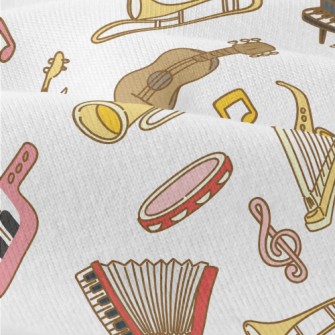 Cute Musical Instrument Doodle Modern Jersey