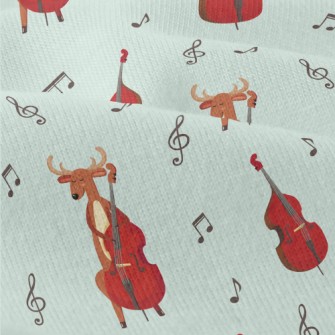 Elk Playing Double Bass Modern Jersey