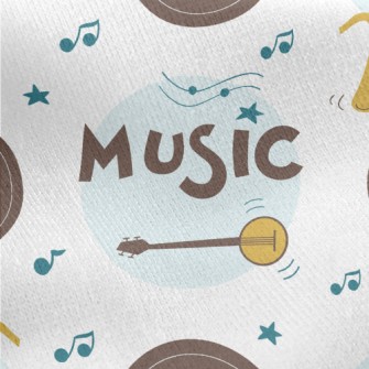 Jazz Vinyl Records Jersey Backed Fleece