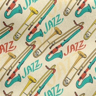 Classic Jazz Instruments Jersey Backed Fleece