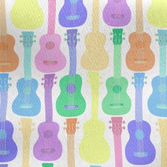 Colored Ukulele Jersey Backed Fleece