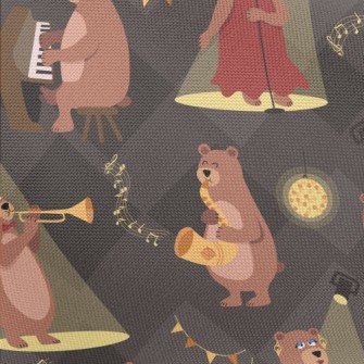 Brown Bear Jazz Night Pongee