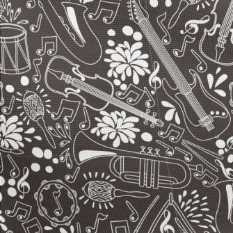 Musical Instruments Illustrati Pongee